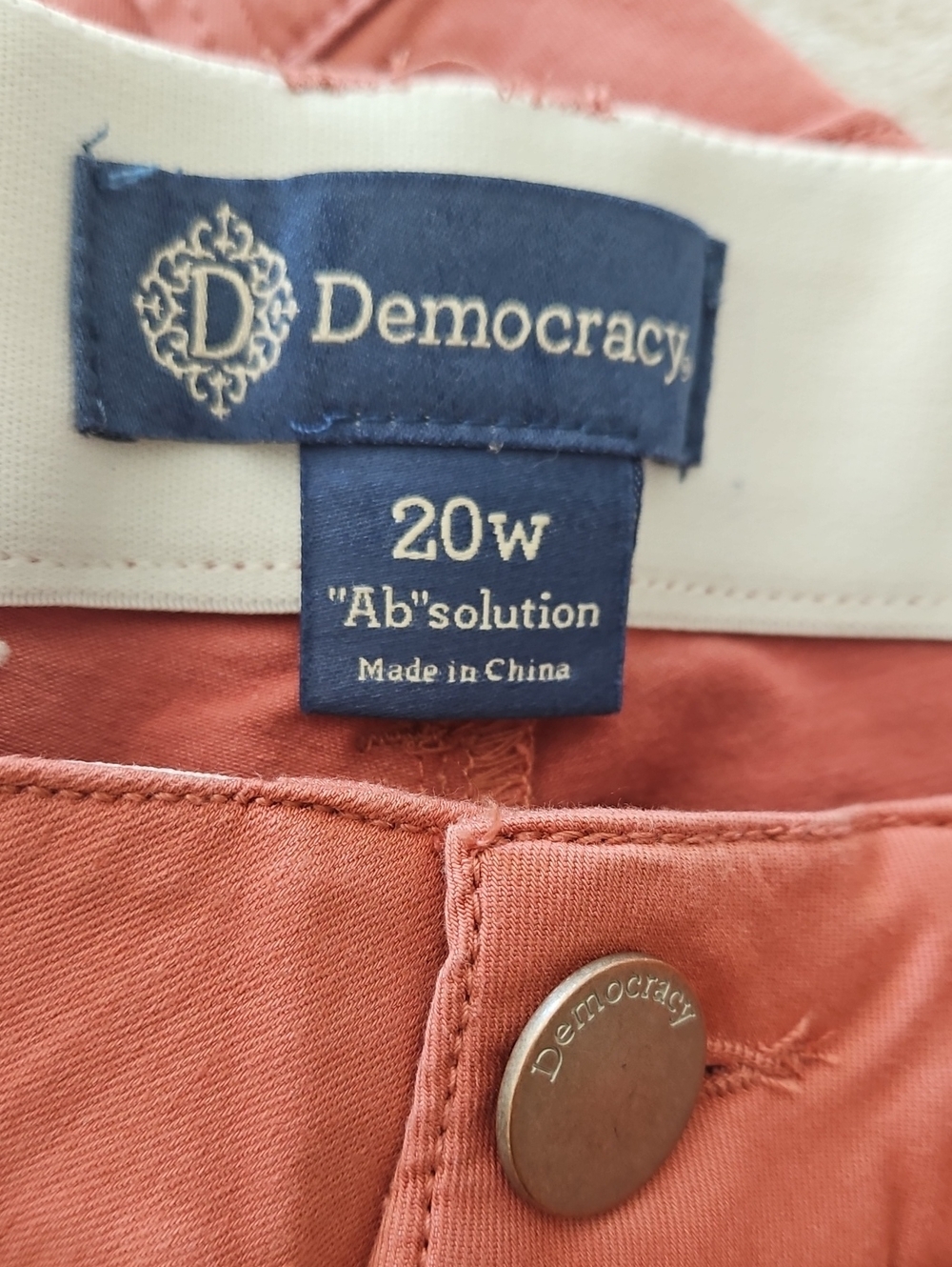 Democracy Ab-solution Ankle Skimmer Comfort Waist Pant: Mineral Rose: 20W - Picture 5 of 13